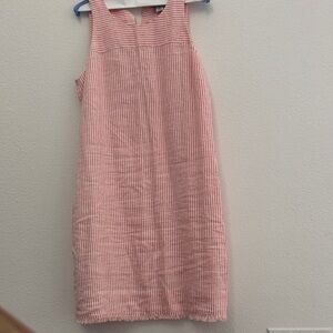 Tommy Bahama Red and White Striped Linen Dress